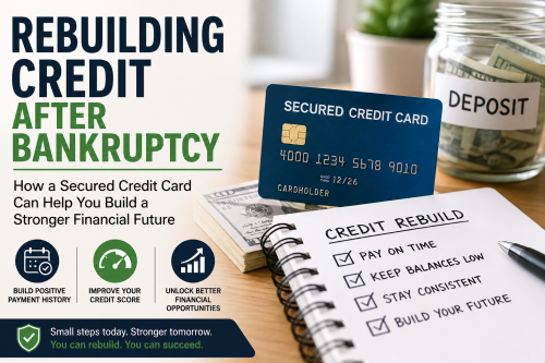 How a Secured Credit Card Can Help Rebuild Credit After Bankruptcy